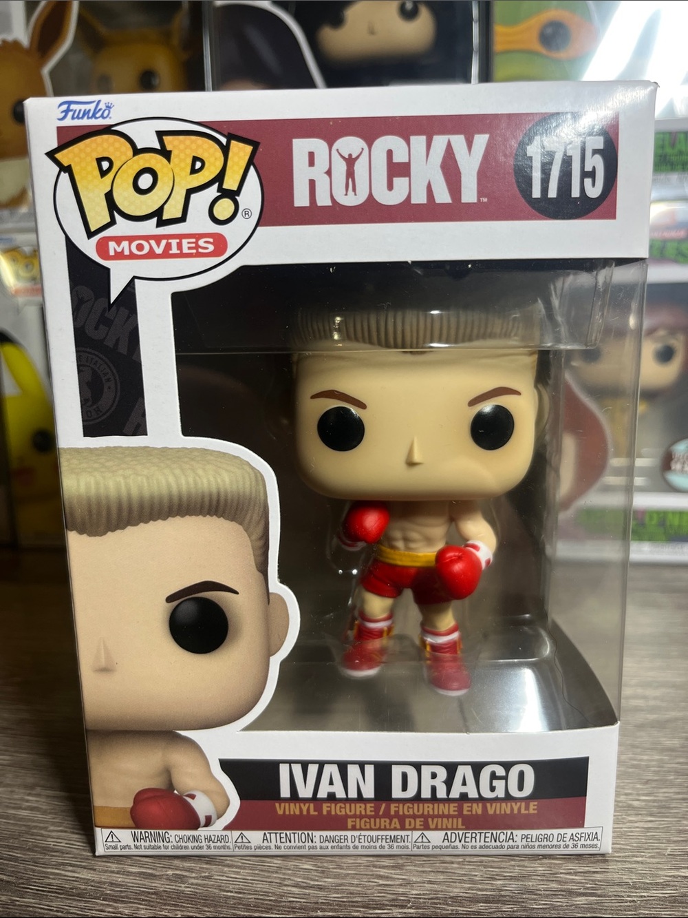 Funko Pop! Movies Rocky Ivan Drago Red and Yellow Boxing Figure